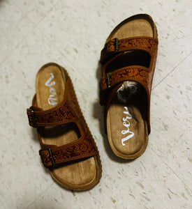 Berry 4- Very G Women's Sandal in Rust