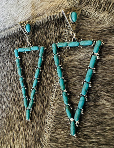 93293 Earrings Turquoise