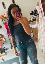 Load image into Gallery viewer, Poppy Button Tank