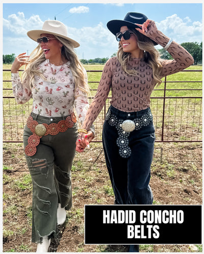 HADID CONCHO BELTS