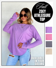 Load image into Gallery viewer, FALL ZOEY ATHLEISURE TOP