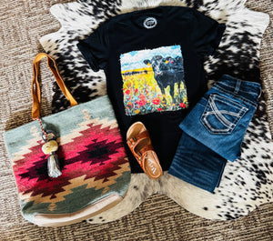 IN THE FIELDS TEE