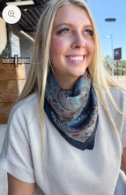 Load image into Gallery viewer, SMALL Teal River Wild Rag