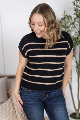 Carter Sweater Top - Black