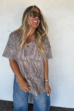 Load image into Gallery viewer, JOEY VNECK WASHED COTTON BOYFRIEND TEE