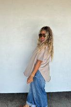 Load image into Gallery viewer, JOEY VNECK WASHED COTTON BOYFRIEND TEE