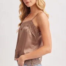 Load image into Gallery viewer, Coco Lace-Trimmed Camisole Top