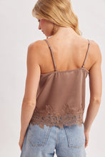 Load image into Gallery viewer, Coco Lace-Trimmed Camisole Top
