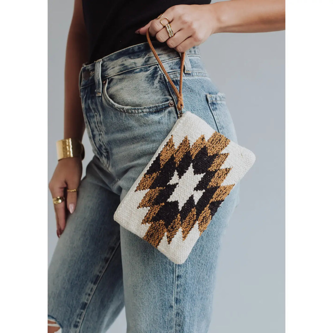 Betty June Aztec Wristlet