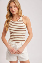 Load image into Gallery viewer, Nikki Stripe Ribbed Tank