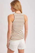 Load image into Gallery viewer, Nikki Stripe Ribbed Tank