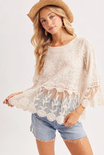 Load image into Gallery viewer, Magic Peplum Crochet Top