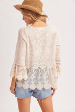 Load image into Gallery viewer, Magic Peplum Crochet Top