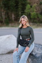Load image into Gallery viewer, Margot Moon Belt Bag - Black