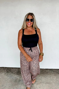 COCO CHEETAH JOGGER PANTS