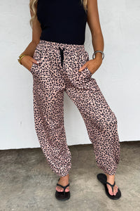 COCO CHEETAH JOGGER PANTS